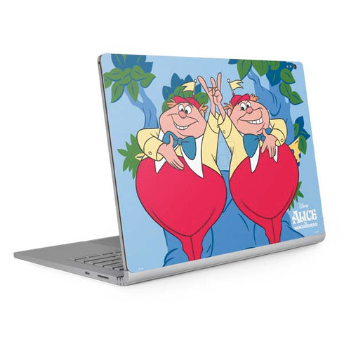Disney Alice in Wonderland Tweedle Dee and Tweedle Dum Surface Book 2 13.5in Skin